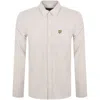 Lyle & Scott Lyle And Scott Needle Cord Long Sleeve Shirt Beige In Beige