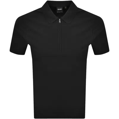 Lyle & Scott Lyle And Scott Ottoman Zip Polo T Shirt Black