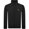 Lyle & Scott Lyle And Scott Packaway Hooded Jacket Black In Black