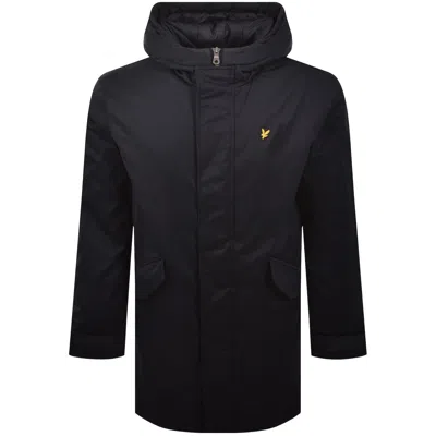 Lyle & Scott Lyle And Scott Padded Fishtail Parka Dark Navy
