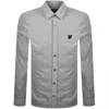 Lyle & Scott Lyle And Scott Pique Interlock Shirt Blue In Gray