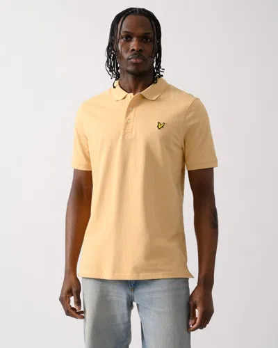 Lyle & Scott Plain Mens Polo Shirt Sp400vog In Neutral