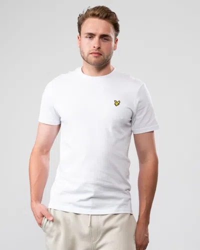 Lyle & Scott Plain Mens T-shirt In White