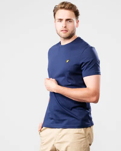 Lyle & Scott Plain Mens T-shirt In Blue