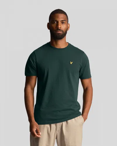 Lyle & Scott Plain Mens T-shirt In Green