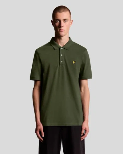 Lyle & Scott Plain Polo Shirt In Green