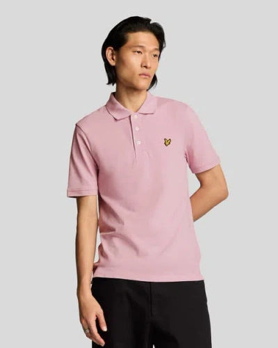 Lyle & Scott Plain Polo Shirt In Red