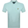 Lyle & Scott Lyle And Scott Plain Polo T Shirt Blue In Blue