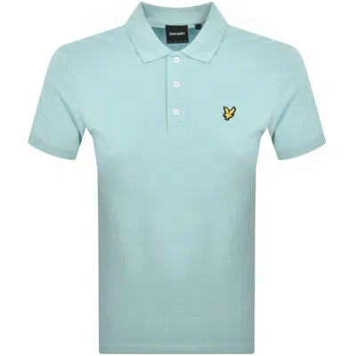 Lyle & Scott Lyle And Scott Plain Polo T Shirt Blue