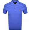 Lyle & Scott Lyle And Scott Plain Polo T Shirt Blue