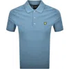 Lyle & Scott Lyle And Scott Plain Polo T Shirt Blue In Blue