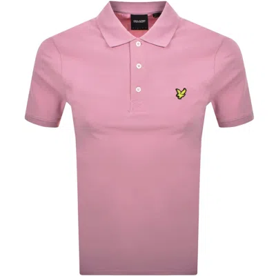 Lyle & Scott Lyle And Scott Plain Polo T Shirt Pink
