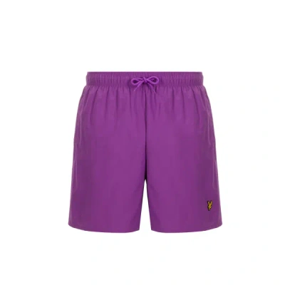 Lyle & Scott Plain Swim Shorts In Purple