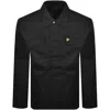 Lyle & Scott Lyle And Scott Pocket Overshirt Jet Black In Black