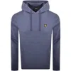 Lyle & Scott Lyle And Scott Pullover Hoodie Blue In Purple