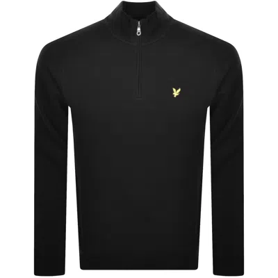 Lyle & Scott Lyle And Scott Quarter Zip Sweatshirt Black
