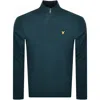 Lyle & Scott Lyle And Scott Quarter Zip Sweatshirt Blue In Blue