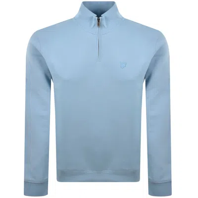 Lyle & Scott Lyle And Scott Quarter Zip Sweatshirt Blue