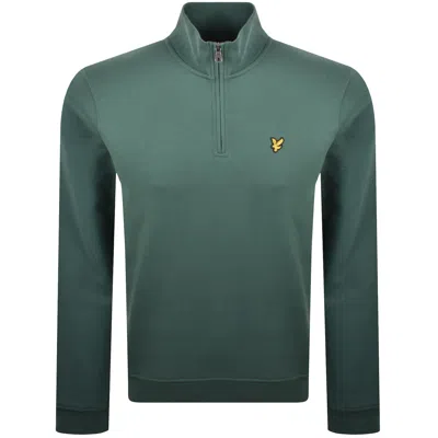 Lyle & Scott Lyle And Scott Quarter Zip Sweatshirt Green