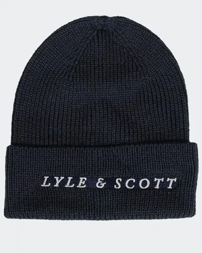 Lyle & Scott Ribbed Beanie