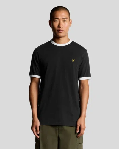 Lyle & Scott Ringer T-shirt In Black
