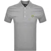 Lyle & Scott Lyle And Scott Short Sleeved Polo T Shirt Grey In Grey