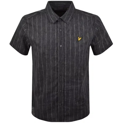 Lyle & Scott Lyle And Scott Stripe Shirt Navy In Black