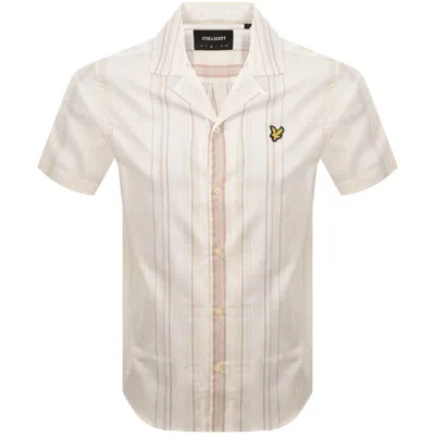 Lyle & Scott Lyle And Scott Stripe Shirt Off White In Neutral