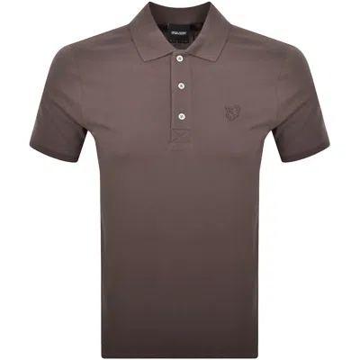 Lyle & Scott Lyle And Scott Superfine Polo T Shirt Brown