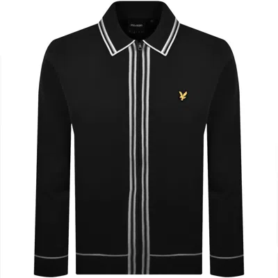Lyle & Scott Lyle And Scott Tipped Full Zip Sweatshirt Black