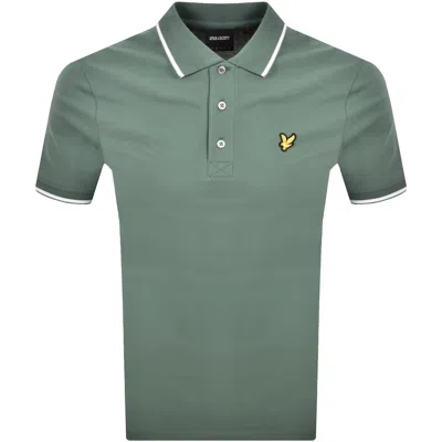 Lyle & Scott Lyle And Scott Tipped Polo T Shirt Green
