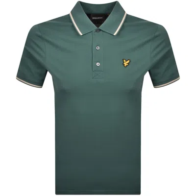 Lyle & Scott Lyle And Scott Tipped Polo T Shirt Green