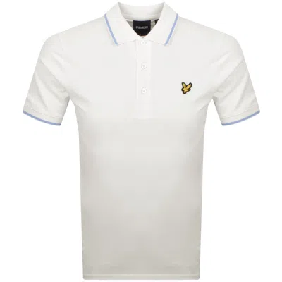 Lyle & Scott Lyle And Scott Tipped Polo T Shirt White
