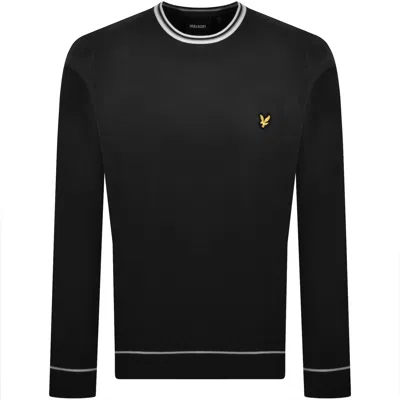Lyle & Scott Lyle And Scott Tipped Sweatshirt Black
