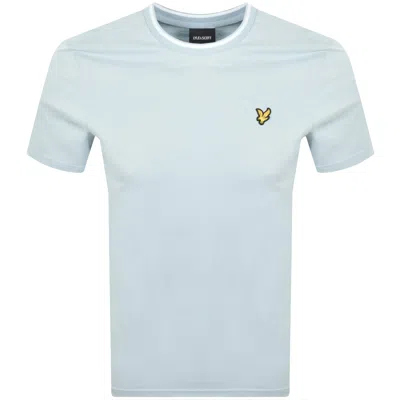 Lyle & Scott Lyle And Scott Tipped T Shirt Blue