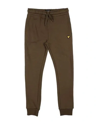 Lyle & Scott Kids'  Toddler Boy Pants Military Green Size 7 Cotton, Polyester