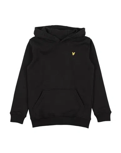 Lyle & Scott Babies'  Toddler Boy Sweatshirt Black Size 7 Cotton, Polyester