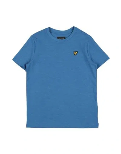 Lyle & Scott Babies'  Toddler Boy T-shirt Blue Size 7 Cotton, Polyester