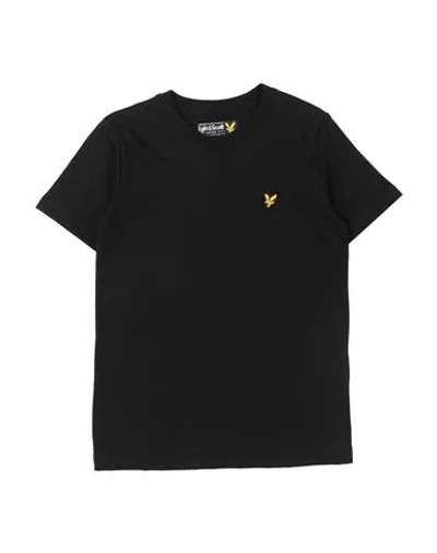 Lyle & Scott Babies'  Toddler Girl T-shirt Black Size 7 Cotton
