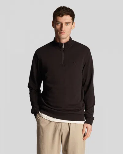 Lyle & Scott Tonal Eagle Mens Quarter Zip Sweatshirt