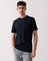 Lyle & Scott Tonal Eagle Superfine Cotton Mens T-shirt In Blue
