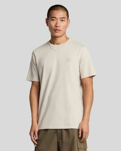 Lyle & Scott Tonal Eagle T-shirt In Neutral