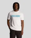 Lyle & Scott Vibrations Print Mens T-shirt In White