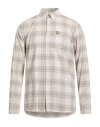 Lyle & Scott Vintage Man Shirt Beige Size M Cotton