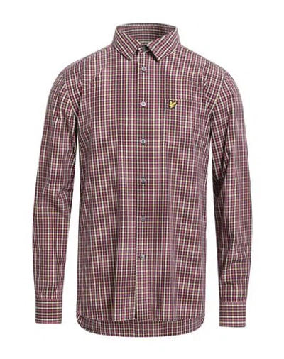 Lyle & Scott Vintage Man Shirt Fuchsia Size M Cotton