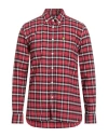 Lyle & Scott Vintage Man Shirt Red Size M Cotton