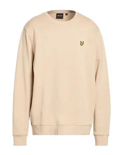 Lyle & Scott Vintage Man Sweatshirt Beige Size Xxl Organic Cotton In Gray