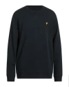 Lyle & Scott Vintage Man Sweatshirt Navy Size Xxl Organic Cotton In Black