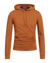 Lyle & Scott Vintage Man Sweatshirt Tan Size Xs Organic Cotton In Brown