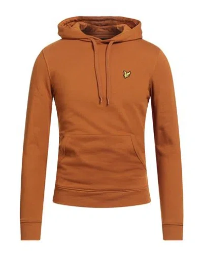 Lyle & Scott Vintage Man Sweatshirt Tan Size Xs Organic Cotton